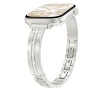 MoKo Correa Fina Compatible con Apple Watch All Series | Correa Metálica Fina, Correa de Joyería Elegante, Mujer, para iWatch Series 12 11 10 9 8 7 6 5 4 3 2 1 SE 3/2/1 Ultra 4/3/2/1