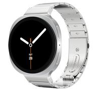 MoKo Correa Metálica Compatible con Samsung Galaxy Watch 9/8 40mm/44mm | para Galaxy Watch 8 Classic 46mm, Correa de Acero Inoxidable, para Hombre y Mujer, Aspecto Profesional, para la Oficina