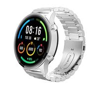 MoKo Correa Metálica Compatible con Xiaomi Watch S5/S4/S3/S2/S1/Watch 5/2 | para Mi Watch Color 2/1/Sport, Correa de Acero Inoxidable 22mm, para Hombre y Mujer, Aspecto Profesional