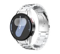 MoKo Correa Metálica para Samsung Galaxy Watch 7/6/5/4/FE 40mm/44mm | Correa de Acero Inoxidable Sin Huecos para Watch 6 Classic 47mm 43mm/4 Classic 46mm 42mm/5 Pro 45mm, para Hombre y Mujer