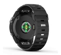 MoKo Correa Reloj Compatible con Fenix 7X Pro/7X/6X Pro/6X/5X/5X Plus/3/Descent MK2i/Instinct 2X, Banda Reloj de Silicona para Hombres y Mujeres, Negro