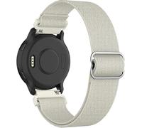 MoKo Correas de Reloj de Nylon Elástico Compatible con Garmin Venu 2S/Venu 3S/Vivomove 3S/Forerunner 265S/Forerunner 265S/Forerunner 255S/255S Music, 18mm Correa Elástica Ajustable, Estrella Oro