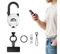 MoKo cuerda para movil retráctil antirrobo, Blanco