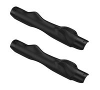MoKo Entrenador de Agarre de Golf, 2 Paquete Ayudas para Entrenamiento de Golf para Posición Correcta de Manos, Herramienta de Prácticas para Mejorar Fuerza de Agarre y Habilidad de Swing, Negro
