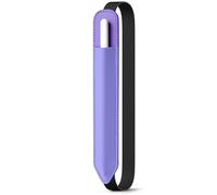 MoKo Estuche para lápices Compatible con el Apple Pencil (Pro y USB-C y 1.ª y 2.ª Gen), Bolsillo elástico Desmontable para lápiz óptico con Banda elástica adherida a la Funda del iPad, Morado