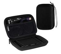 MoKo Estuche portátil de GPS de 5 Pulgadas,Bolsa de Almacenamiento de Bolsa de protección portátil Dura para el navegador GPS Garmin/Tomtom/Magellan con Pantalla de 5", Negro