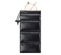 MoKo Funda Blanda para Gafas, Funda para Gafas de Sol Portátil y Ligera con Cierre de Cordón para Mujeres Hombres, Funda Protectora de Gafas para Gafas Lápices Tarjetas Cambio Cosméticos, Negro