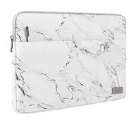 MoKo Funda Compatible con 13-13.3" para Surface Pro 8,13"/14" MacBook Pro M2/M1 2022-2016, 13" MacBook Air M2/M1 2022-2018, Protecor para MacBook Air Retina de 13', MacBook Pro 13" - Mármol