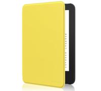 MoKo Funda Compatible con 6" Nuevo Kindle(11ª Generación 2024/2022), Carcasa Ligera Cubierta con Auto Activación/Reposo para e-Reader, Amarillo Claro