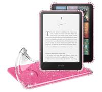 MoKo Funda Compatible con 7 Pulgadas Kindle Paperwhite (12.ª generación) 2024 / Kindle Colorsoft Signature Edition 2024, Cubierta Ultra Delgada Estuche Carcasa TPU Transparente, Purpurina Clara