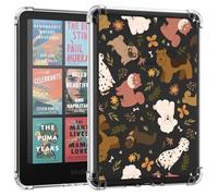 MoKo Funda Compatible con 7 Pulgadas Kindle Paperwhite (12.ª generación) 2024 / Kindle Colorsoft Signature Edition 2024, Cubierta Ultra Delgada Estuche Carcasa TPU Transparente, Perro Feliz