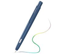 MoKo Funda Compatible con Apple Pencil 2ª Generación, Apple Pencil Funda Protectora Retráctil con Clip Resistente, Apple Pencil Funda PC Dura, Soporta Doble-Tap, Azul Marino