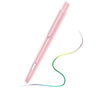 MoKo Funda Compatible con Apple Pencil Pro, Apple Pencil 2ª Generación, Apple Pencil Funda Protectora Retráctil con Clip Resistente, Apple Pencil Funda PC Dura, Soporta Doble-Tap, Rosa Claro