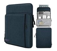 MoKo Funda Compatible con iPad Pro 11 M2 2022-2018, iPad 10ª Gen 10,9" 2022, iPad Air 5/4 10,9" 2022, Galaxy Tab S8 11", iPad 8 10,2", iPad 10,2"/Pro 10,5" con Bolsillo Almacenamiento- Índigo