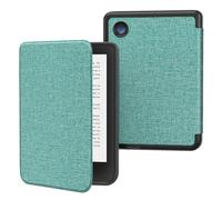 MoKo Funda Compatible con Kobo Clara BW 2024/ Clara Colour 2024/ Clara 2E 6" 2022, Carcasa Delgada y Ligera de TPU con Auto Reposo/Activación Cubierta Inteligente Protectora, Mezclilla Verde