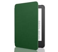 MoKo Funda Compatible con lectores electrónicos de 6" (11.ª generación 2024/2022), Cierre Magnético Carcasa Ligera con Auto Sueño/Estela,No para TCL Remarkable Kobo, Hoja de Loto Verde