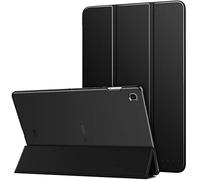 MoKo Funda Compatible con Samsung Galaxy Tab S5e 2019, Ultra Delgado Función de Soporte Protectora Plegable Cubierta Inteligente Trasera Transparente para Galaxy Tab S5e SM-T720/SM-T725 2019 - Negro