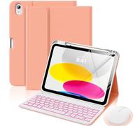 MoKo Funda con Teclado para iPad 11.ª Gen A16 11" con Ratón,Albar. Naran.