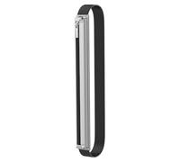 MoKo Funda de Lápiz para Apple Pencil Pro, Apple Pencil (USB-C), Apple Pencil 1ª/2ª Generación, Apple Pencil Funda con Cremallera y Banda Elástica para Tableta de 9,7"-12,9", Plata