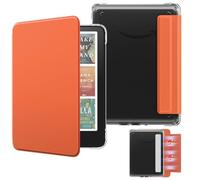 MoKo Funda Magnética Desmontable para 7" E-Reader 12.ª Gen 2024 y Color 2024/2025, Cubierta Trasera a Prueba de Arañazos Ligera con Auto Sueño/Estela, No Apto con BOOX y Kobo, Naranja
