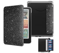 MoKo Funda Magnética Desmontable para 7" E-Reader 12.ª Gen 2024 y Colorsoft 2024/2025,Cubierta Trasera a Prueba de Arañazos Ligera con Auto Sueño/Estela,No Apto con BOOX y Kobo, Negro Brillo