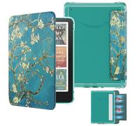 MoKo Funda Magnética Extraíble para 7" Kindle Paperwhite 12ª Generation 2024 & Kindle Colorsoft 2024/2025,Luz Trasera Ultraligera a Prueba de Arañazos y Funda con Auto Wake/Sleep, Bloom de albaricoque