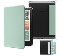 MoKo Funda Magnética Extraíble para 7" Kindle Paperwhite 12ª Generation 2024 & Kindle Colorsoft 2024/2025,Luz Trasera Ultraligera a Prueba de Arañazos y Funda con Auto Wake/Sleep, Agave Verde