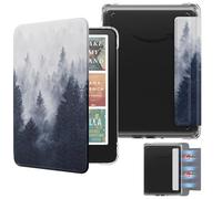 MoKo Funda Magnética Extraíble para 7" Kindle Paperwhite 12ª Generation 2024 & Kindle Colorsoft 2024/2025,Luz Trasera Ultraligera a Prueba de Arañazos y Funda con Auto Wake/Sleep, Bosque Gris