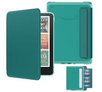 MoKo Funda Magnética Extraíble para 7" Kindle Paperwhite 12ª Generation 2024 & Kindle Colorsoft 2024/2025,Luz Trasera Ultraligera a Prueba de Arañazos y Funda con Auto Wake/Sleep, Verde Jade
