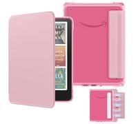 MoKo Funda Magnética Extraíble para 7" Kindle Paperwhite 12ª Generation 2024 & Kindle Colorsoft 2024/2025,Luz Trasera Ultraligera a Prueba de Arañazos y Funda con Auto Wake/Sleep, Rosa