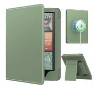 MoKo Funda Magnético para 7"/6,8" Kindle Paperwhite Signature Edition(12ª/11ª Gen-2024/2022) y Kindle Colorsoft, Compatible con iPhone Magsafe para Samsung/Anker Carga Inalámbrica, Celadon