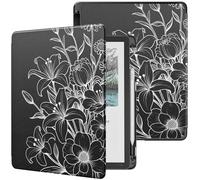 MoKo Funda para 11" Kindle Scribe 3rd y Scribe Colorsoft 2025, Línea Flor