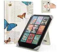 MoKo Funda para 6,8,7" Kindle Paperwhite eReaders Tabletas,Mariposa