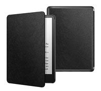 MoKo Funda para 6.8" Kindle Paperwhite 11ª Generación (Modelo 2021) y Kindle Paperwhite 6.8 Pulgadas Edición de Firma, PC Estuche Carcasa con Auto Reposo/Estela, Negro