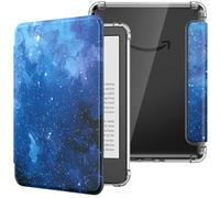 MoKo Funda para 6" E-Reader(11ª Gen, 2024/2022), Funda Trasera de TPU Flexible y Ultratransparente con Auto Sueño/Estela para E-Reader 11ª Gen 2024,No Compatible con BOOX & Kobo, NochedeEstrellaAzul