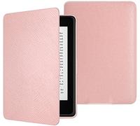 MoKo Funda para 6" Kindle Paperwhite 2012/2013/2015/2016 Versión (Model No.EY21 or DP75SDI), Ultra Delgada Smart Shell Case con Auto Estela/Sueño (No para Paperwhite 10ª 2018) - Oro Rosa