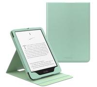 MoKo Funda para 7"/6.8" Kindle Paperwhite (12th/11th Gen.,2024/2021)&Kindle Colorsoft Signature Edition(1st Gen.,2024), Carcasa Protectora Soporte Tapa Vertical con Auto Activación/Reposo, Agave Verde
