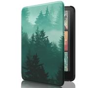 MoKo Funda para 7" Kindle Paperwhite (12ª Generación 2024) y Kindle Colorsoft Signature Edition 2024, Ligera con Auto Wake/Sleep, Bosque Verde
