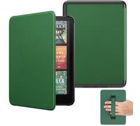 MoKo Funda para 7" Ebook Reader(12ª Generación-2024) y E-Reader 2024/2025, Funda Ligera con Correa Auto Wake/Sleep para Ebook Reader 2024, No para TCL Remarkable Kobo, Hoja de Loto Verde
