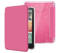 MoKo Funda para 7" Kindle Paperwhite 12ª Gen 2025/2026 & Kindle Colorsoft 2024/2025, Brillo Claro Cubierta Trasera de TPU Flexible con Carcasa Ligera, No Apta para Kobo, Magenta