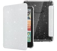 MoKo Funda para 7" Kindle Paperwhite 12ª Gen 2025/2026 & Kindle Colorsoft 2024/2025, Brillo Claro Cubierta Trasera de TPU Flexible con Carcasa Ligera, No Apta para Kobo, Brillo Blanco