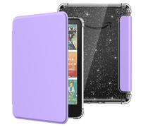MoKo Funda para 7" Kindle Paperwhite 12ª Gen 2025/2026 & Kindle Colorsoft 2024/2025, Brillo Claro Cubierta Trasera de TPU Flexible con Carcasa Ligera, No Apta para Kobo, Lila Púrpura