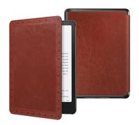 MoKo Funda para 7" Kindle Paperwhite 12ª Generación 2024 & Kindle Colorsoft Signature Edition 2024, PC Estuche Carcasa Estilo Niños con Auto Sueño/Estela, Sarga Vintage