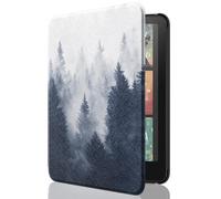 MoKo Funda para 7" Kindle Paperwhite (12ª Generación 2024) y Kindle Colorsoft Signature Edition 2024, Ligera con Auto Wake/Sleep, Bosque Gris