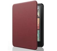 MoKo Funda para 7" Kindle Paperwhite (12th Generation-2024) and Kindle Colorsoft Signature Edition 2024, Funda Ligera con Auto Wake/Sleep para Kindle Paperwhite 2024, Vino Rojo
