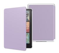 MoKo Funda para 7" Kindle Paperwhite 12th Generation 2024&Kindle Colorsoft Signature Edition 2024, PC Estuche Carcasa Estilo Niños con Auto Sueño/Estela, Taro Morado