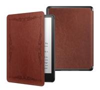 MoKo Funda para 7" Kindle Paperwhite 12th Generation 2024&Kindle Colorsoft Signature Edition 2024, PC Estuche Carcasa Estilo Niños con Auto Sueño/Estela, Estilo Vintage
