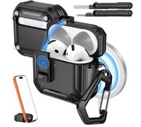 Moko Funda para AirPods 4 con Cierre 2024, Negro