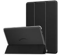 MoKo Funda para Amazon Fire HD 10 Tableta (13ª Generación, Modelo de 2023) 10,1", Funda Plegable Cuero PU para Fire Tablet 10 2023 con Carcasa Translúcida, Auto Activación/Reposo, Negro