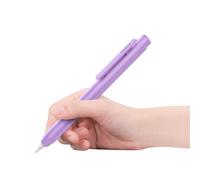 MoKo Funda para Apple Pencil 1ª Generación, Funda Protectora de Apple Pencil 1ª Generación Agarre Ergonómico con Clip Incorporado, Cubierta Ligera de Punta Retráctil Anti-arañazos, Morado